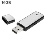 SK858 เครื่องบันทึกเสียงประชุมแบบพกพา USB ชาร์จได้ 16GB