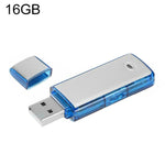 SK858 เครื่องบันทึกเสียงประชุมแบบพกพา USB ชาร์จได้ 16GB