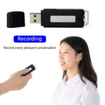 SK868 เครื่องบันทึกเสียง USB แบบพกพาชาร์จได้ 64GB