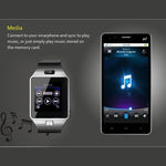 DZ09 สมาร์ทวอทช์โทรศัพท์หน้าจอ 1.56 นิ้ว บลูทูธ 3.0 ระบบ Android 4.1 ขึ้นไป รองรับการโทรบลูทูธ & แจ้งเตือนสายเรียกเข้า & ตรวจวัดการนอนหลับ & เครื่องนับก้าว & แจ้งเตือนนั่งนาน & ปฏิทิน & ข้อความ SMS & เครื่องเล่นเสียงและวิดีโอ & ฟังก์ชันป้องกันการสูญหาย