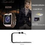 DZ09 สมาร์ทวอทช์โทรศัพท์หน้าจอ 1.56 นิ้ว บลูทูธ 3.0 ระบบ Android 4.1 ขึ้นไป รองรับการโทรบลูทูธ & แจ้งเตือนสายเรียกเข้า & ตรวจวัดการนอนหลับ & เครื่องนับก้าว & แจ้งเตือนนั่งนาน & ปฏิทิน & ข้อความ SMS & เครื่องเล่นเสียงและวิดีโอ & ฟังก์ชันป้องกันการสูญหาย