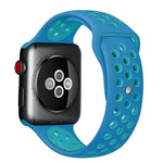 สำหรับสายซิลิโคนแฟชั่นคลาสสิก Apple Watch Series 10 42 มม. / 9&8&7 41 มม. / SE 3&SE 2&6&SE&5&4 40 มม. / 3&2&1 38 มม. (สีเทา-ขาว), WA1230A, WA1230B, WA1230BG, WA1230BH, WA1230BL, WA1230BM, WA1230BR, WA1230BY, WA1230C, WA1230D, WA1230DW