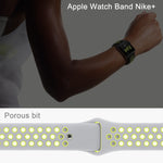 สำหรับสายซิลิโคนแฟชั่นคลาสสิก Apple Watch Series 10 42 มม. / 9&8&7 41 มม. / SE 3&SE 2&6&SE&5&4 40 มม. / 3&2&1 38 มม. (สีเทา-ขาว), WA1230A, WA1230B, WA1230BG, WA1230BH, WA1230BL, WA1230BM, WA1230BR, WA1230BY, WA1230C, WA1230D, WA1230DW