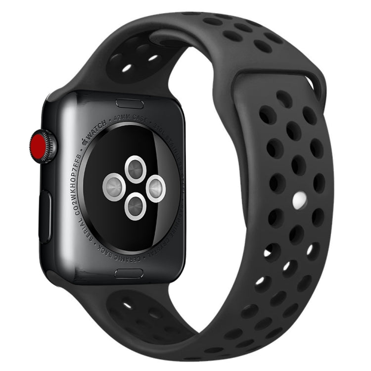 สำหรับ Apple Watch Ultra 49mm & Watch Ultra 2 49mm / Series 10 46mm / 9&8&7 45mm / SE 3&SE 2&6&SE&5&4 44mm / 3&2&1 42mm สายนาฬิกากีฬาแฟชั่นซิลิโคนคลาสสิก (สีเทาเหลือง), WA1231A, WA1231B, WA1231BG, WA1231BH, WA1231BL, WA1231BM, WA1231BR, WA1231B