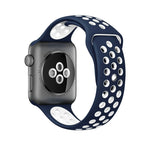 สำหรับ Apple Watch Ultra 49mm & Watch Ultra 2 49mm / Series 10 46mm / 9&8&7 45mm / SE 3&SE 2&6&SE&5&4 44mm / 3&2&1 42mm สายนาฬิกากีฬาแฟชั่นซิลิโคนคลาสสิก (สีเทาเหลือง), WA1231A, WA1231B, WA1231BG, WA1231BH, WA1231BL, WA1231BM, WA1231BR, WA1231B