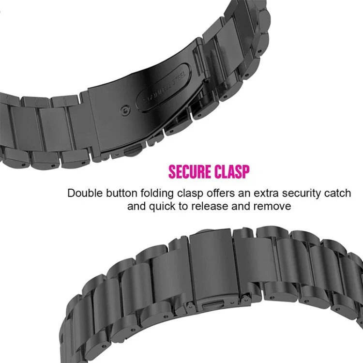 สายสแตนเลสสตีลสำหรับ Samsung Gear S3 22 มม.