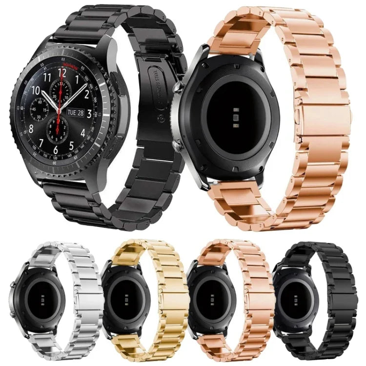 สายสแตนเลสสตีลสำหรับ Samsung Gear S3 22 มม.
