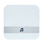 B10 เครื่องรับสัญญาณกริ่งประตู 52 เสียง 110dB ประหยัดพลังงาน เครื่องมือประตูบ้าน ปลั๊ก EU, AC 90-260V, B10 สีขาว ปลั๊ก EU
