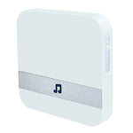 B10 เครื่องรับสัญญาณกริ่งประตู 52 เสียง 110dB ประหยัดพลังงาน เครื่องมือประตูบ้าน ปลั๊ก EU, AC 90-260V, B10 สีขาว ปลั๊ก EU