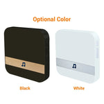 B10 เครื่องรับสัญญาณกริ่งประตู 52 เสียง 110dB ประหยัดพลังงาน เครื่องมือประตูบ้าน ปลั๊ก EU, AC 90-260V, B10 สีขาว ปลั๊ก EU