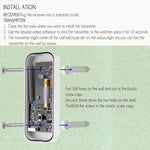 N15K-1T1-B กริ่งประตูไร้สาย IP55 กันน้ำ 110dB ประหยัดพลังงาน WiFi พร้อมไฟกลางคืน, เพลงให้เลือก 53 เพลง, ระยะรับสัญญาณ: 300ม., N15K-1T1-B สีขาว, N15K-1T1-B สีดำ