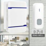 N15K-1T1-B กริ่งประตูไร้สาย IP55 กันน้ำ 110dB ประหยัดพลังงาน WiFi พร้อมไฟกลางคืน, เพลงให้เลือก 53 เพลง, ระยะรับสัญญาณ: 300ม., N15K-1T1-B สีขาว, N15K-1T1-B สีดำ