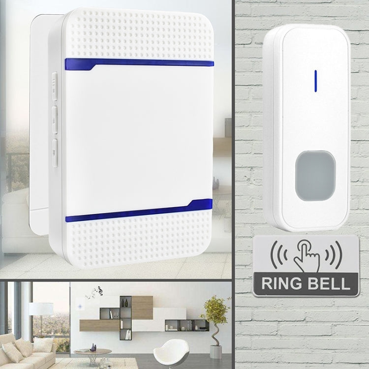 N15K-1T1-B กริ่งประตูไร้สาย IP55 กันน้ำ 110dB ประหยัดพลังงาน WiFi พร้อมไฟกลางคืน, เพลงให้เลือก 53 เพลง, ระยะรับสัญญาณ: 300ม., N15K-1T1-B สีขาว, N15K-1T1-B สีดำ