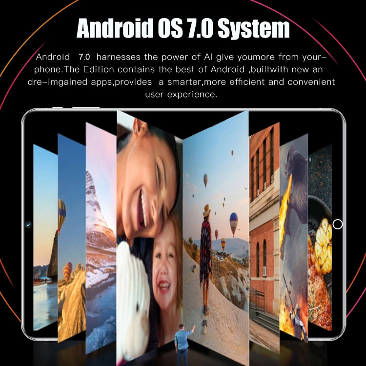 โทรศัพท์ Android 7.0 MT6592 Octa Core รองรับซิมคู่, WiFi, บลูทูธ, GPS, 2GB+16GB