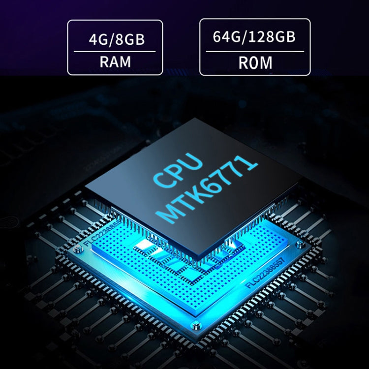 กันน้ำ IP68 กันกระแทก กันฝุ่น, Android 10.0 MT6771 Octa Core, รองรับ GPS/WiFi/BT/NFC, ปลั๊ก UK, 8 นิ้ว 4GB+64GB