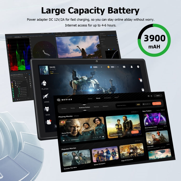 Windows 10, Intel Celeron J3455 Quad Core, รองรับการ์ด TF, HDMI, Bluetooth และ WiFi สองย่านความถี่, ไม่มีคีย์บอร์ด, N4000 4-Core 8GB+128GB