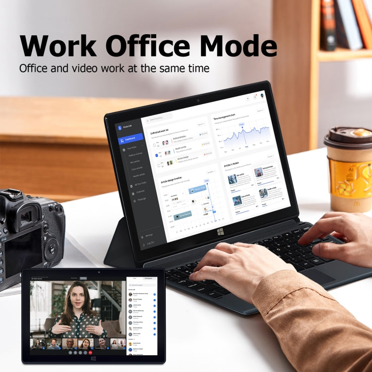 Windows 10, Intel Celeron J3455 Quad Core, รองรับการ์ด TF, HDMI, Bluetooth และ WiFi สองย่านความถี่, ไม่มีคีย์บอร์ด, N4000 4-Core 8GB+128GB