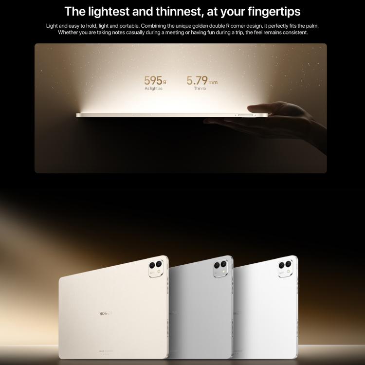 แท็บเล็ต Honor MagicPad3 Pro ขนาด 13.3 นิ้ว WiFi, 16GB+512GB MagicOS 10.0 Qualcomm Snapdragon 8 Lite Gen5 Octa Core, 16GB+512GB