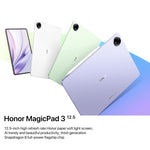 แท็บเล็ต Honor MagicPad3 ขนาด 12.5 นิ้ว WiFi, 8GB+256GB MagicOS 9.0.1 Qualcomm Snapdragon 8 Gen3 Octa Core, 8GB+256GB