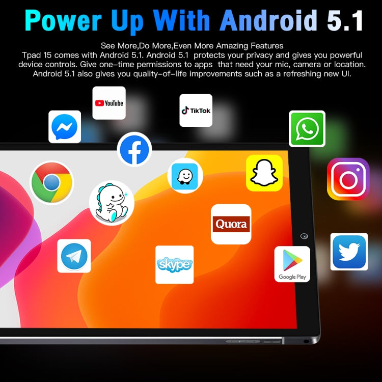 โทรศัพท์ Android 5.1 MT6592 Quad Core รองรับซิมคู่, WiFi, บลูทูธ, GPS, P15 1GB+32GB