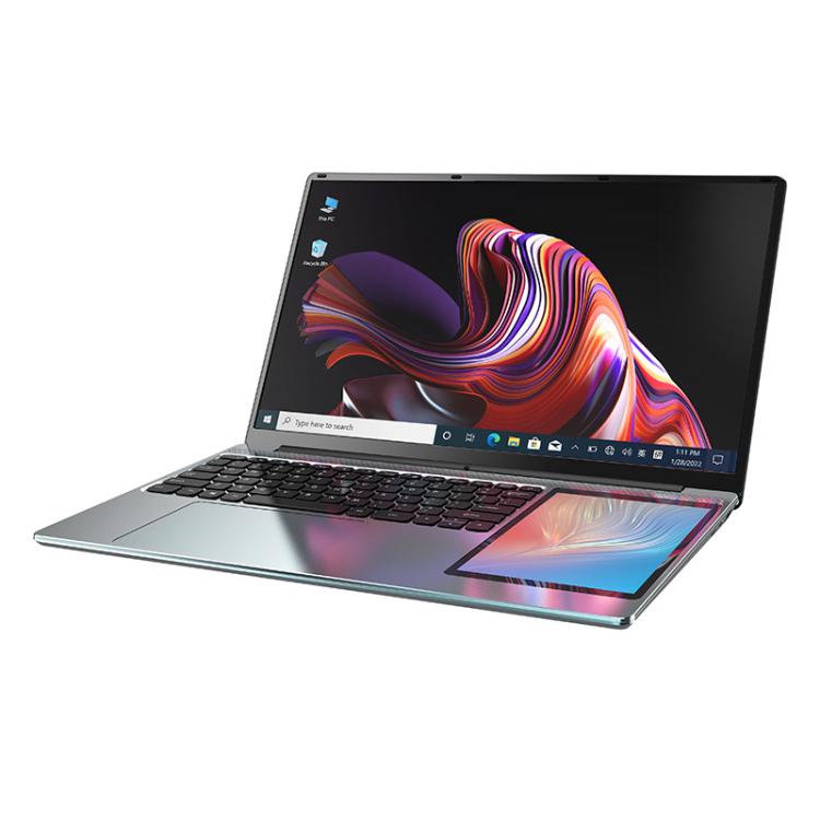 UNIWA ULAP Q15ZR แล็ปท็อป, 8GB+512GB, หน้าจอคู่ 15.6 นิ้ว และ 7 นิ้ว Windows 11 Intel Alder Lake N100 Octa Core, ปลั๊ก AU, 8GB+512GB