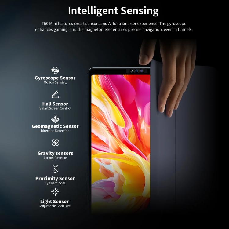 แท็บเล็ต Teclast T50 Mini 4G LTE, 8GB+128GB, 8.7 นิ้ว Android 15 MediaTek Helio G99 Octa Core, รองรับซิมคู่, T50 Mini