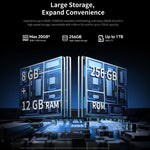 แท็บเล็ต Teclast T65 Plus 4G LTE, 8GB+256GB, 13.4 นิ้ว Android 15 MediaTek Helio G99 Octa Core, รองรับซิมคู่, T65 Plus