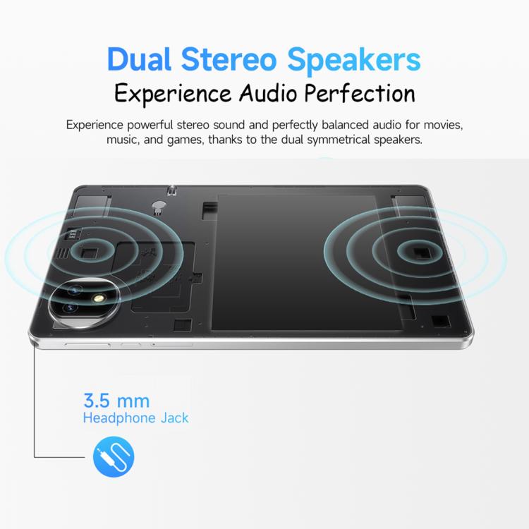แท็บเล็ตสำหรับเด็ก Ulefone Tab A10 Pro, 6GB+128GB, หน้าจอ 8.68 นิ้ว Android 15 MediaTek Helio G91 Octa Core 4G Network, ปลั๊ก EU