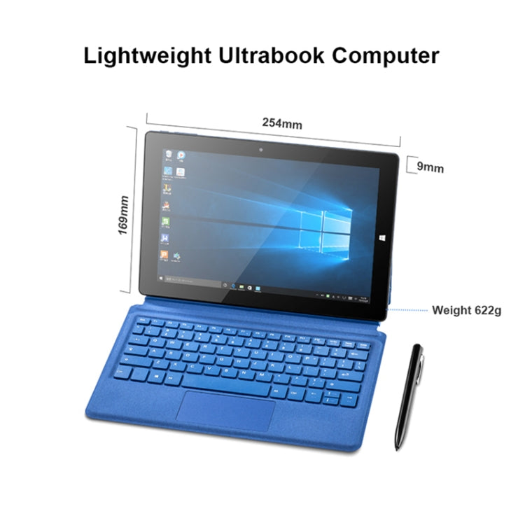 ระบบ Windows 10, Intel Gemini Lake N4120 Quad Core ความเร็วสูงสุด 2.6GHz, พร้อมคีย์บอร์ดและปากกาสไตลัส, รองรับ WiFi สองย่านความถี่, Bluetooth, การ์ด TF และ HDMI, ปลั๊กสหรัฐอเมริกา, W10 พร้อมคีย์บอร์ดและปากกาสไตลัส