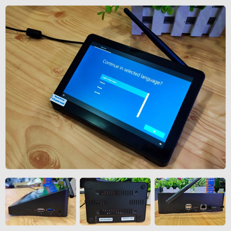 พีซีมินิออลอินวัน PiPo X9S ขนาด 9.0 นิ้ว, 4GB+64GB, Windows 10 Intel Celeron J4105 Quad Core, ปลั๊กสหรัฐอเมริกา, 4GB+64GB