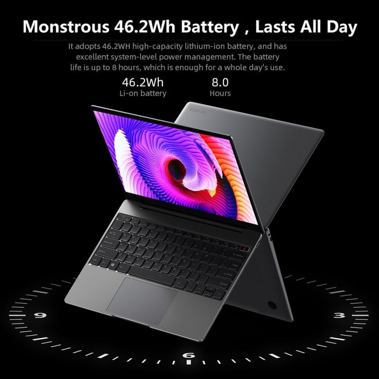 Windows 10 Home, Intel Core i5-8259U ควอดคอร์ 2.3GHz-3.8GHz, รองรับ WiFi สองย่านความถี่ / บลูทูธ / ขยายการ์ด TF (สีเทาเข้ม), i5-8259U 8GB+512GB