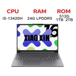 Lenovo XiaoXin 16 2025 แล็ปท็อป, 16 นิ้ว, 24GB+512GB, Windows 11, Intel Core i5-13420H 8-Core, ปลั๊ก US, XiaoXin 16 2025