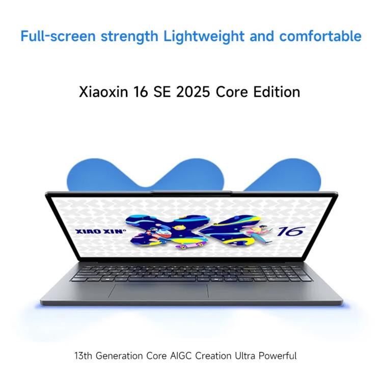 Lenovo XiaoXin 16 SE 2025 แล็ปท็อป, 16 นิ้ว, 16GB+512GB, Windows 11, Intel Core i5-13420H 8-Core, ปลั๊ก US, XiaoXin 16 SE 2025