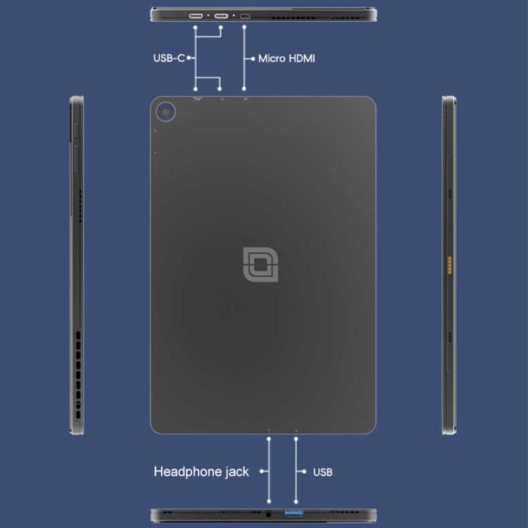 Jumper EZpad V10 Plus แท็บเล็ตพีซี, 8GB+256GB, 10.1 นิ้ว Windows 11 OS Intel Pentium Gold 6500Y Dual Core, ปลั๊ก US, 8GB+256GB