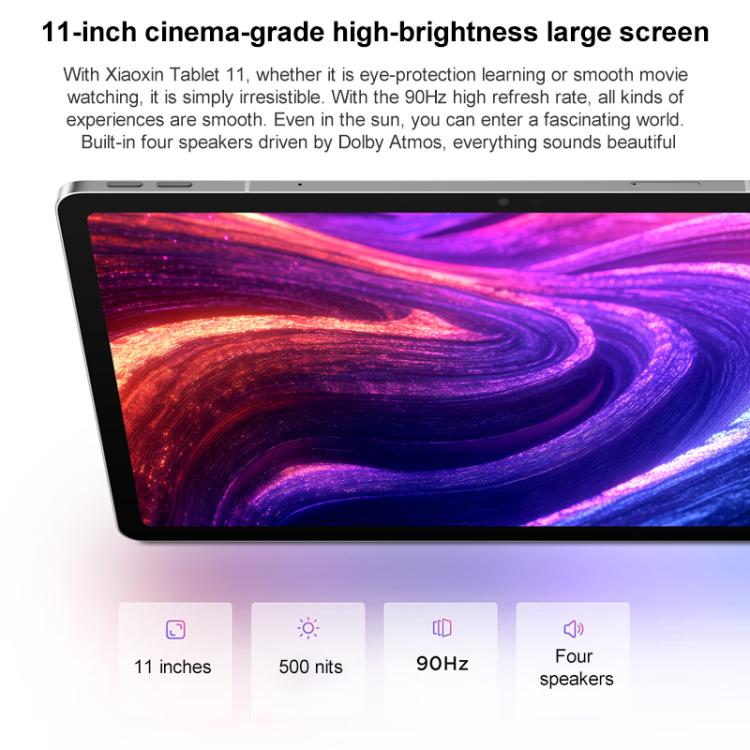 แท็บเล็ต Lenovo Xiaoxin Pad 11 นิ้ว 2025 5G, 8GB+256GB, Android 15, MediaTek Dimensity 6300 Octa Core, ปลั๊ก US, 8GB+256GB 5G