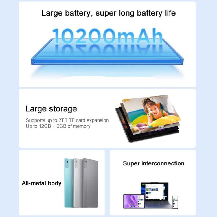 แท็บเล็ต Lenovo Xiaoxin Pad 12.1 นิ้ว 2025 WiFi, 12GB+256GB, MediaTek Dimensity 6400 Octa Core, ปลั๊ก US, 12GB+256GB