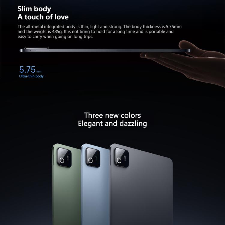 Xiaomi Pad 8 ขนาด 11.2 นิ้ว, 8GB+256GB, HyperOS 3 Qualcomm Snapdragon 8s Gen4 Octa Core, 8GB+256GB