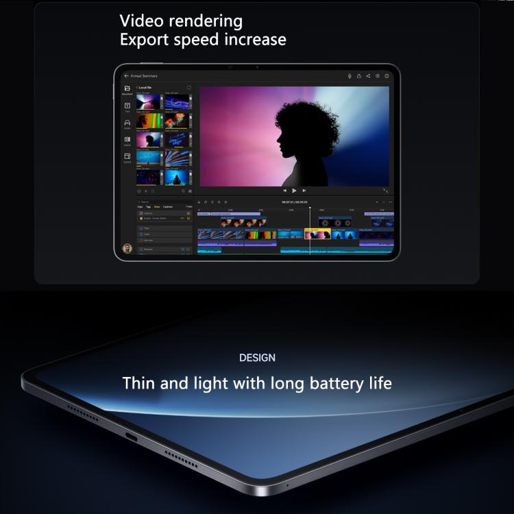 Xiaomi Pad 8 Pro ขนาด 11.2 นิ้ว, 8GB+128GB, HyperOS 3 Qualcomm Snapdragon 8 Elite Octa Core, 8GB+128GB