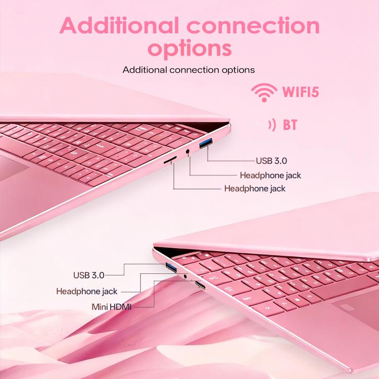GXMO T152J แล็ปท็อป 15.6 นิ้ว, ไม่มีหน่วยความจำ, Windows 11 Pro Intel Celeron N5100 Quad Core, รองรับสแกนลายนิ้วมือปลดล็อก, ปลั๊ก US, ไม่มีหน่วยความจำ, ปลั๊ก US