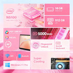 GXMO T152J แล็ปท็อป 15.6 นิ้ว, 16GB+512GB, Windows 11 Pro Intel Celeron N5100 Quad Core, รองรับสแกนลายนิ้วมือปลดล็อก, ปลั๊ก UK, 16GB+512GB, ปลั๊ก UK