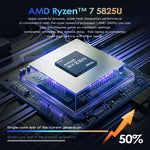 GXMO G156 แล็ปท็อป 15.6 นิ้ว, 16GB+512GB, Windows 11 AMD Ryzen 7 5825U Octa Core, รองรับสแกนลายนิ้วมือปลดล็อก, ปลั๊ก US, 32GB+1TB