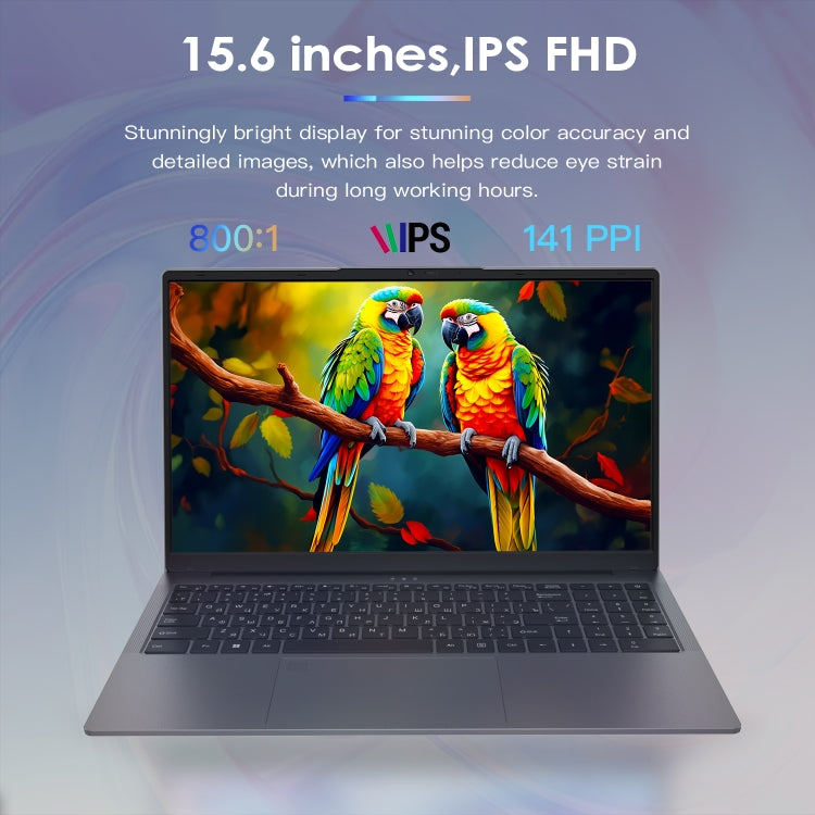GXMO G156 แล็ปท็อป 15.6 นิ้ว, 16GB+512GB, Windows 11 AMD Ryzen 7 5825U Octa Core, รองรับสแกนลายนิ้วมือปลดล็อก, ปลั๊ก US, 32GB+1TB