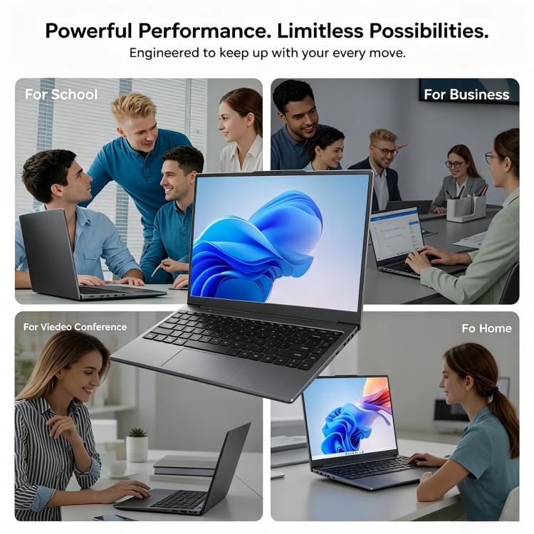 E140C 14 inch Lightweight Laptop, 8GB+256GB, Windows 11 AMD A9-9400 Dual Core, US Plug, AMD A9-9400