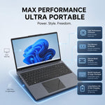 E157 15.6 inch Lightweight Laptop, 8GB+256GB, Windows 11 Intel Twin Lake N100 Quad Core, US Plug, Intel N150