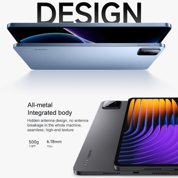 Xiaomi Pad 7 11.2 นิ้ว, 8GB+256GB, HyperOS 2 Qualcomm Snapdragon 7+ Gen3 Octa Core, 8GB+256GB