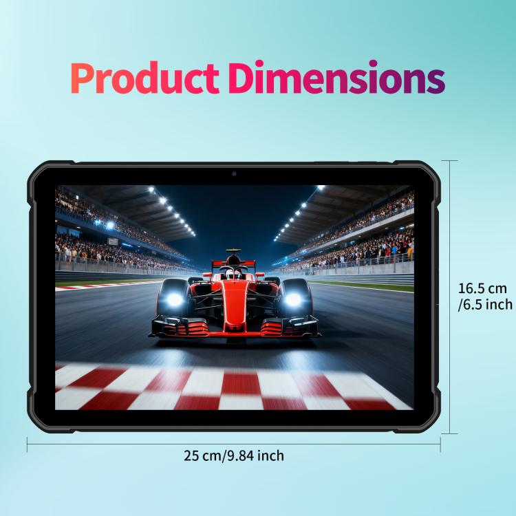แท็บเล็ต PC กันน้ำกันกระแทก UNIWA UTAB R1040 IP67, 8GB+128GB, 10.1 นิ้ว Android 15 Mediatek MT8786 Octa Core, เครือข่าย: 4G, ปลั๊ก US, UTAB R1040