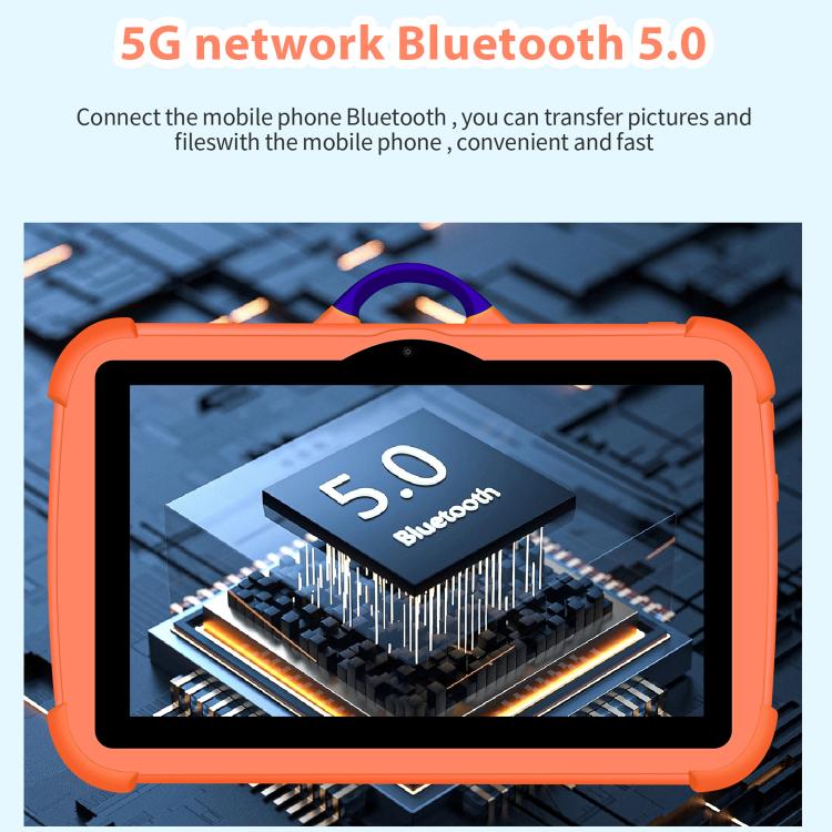 แท็บเล็ตพีซีสำหรับเด็ก BDF C8 ขนาด 7 นิ้ว WiFi, 1GB+16GB, Android 8.1 MTK6735 Octa Core CPU, ปลั๊ก US, 3GB+32GB