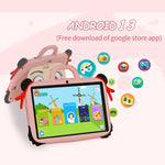 แท็บเล็ตสำหรับเด็ก BDF ขนาด 7 นิ้ว WiFi พร้อมเคสซิลิโคนรูปเนจา, 1GB+16GB, Android 8.1 MTK6735 Quad Core CPU, ปลั๊กสหรัฐอเมริกา, 3GB+32GB
