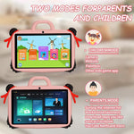 แท็บเล็ตสำหรับเด็ก BDF ขนาด 7 นิ้ว WiFi พร้อมเคสซิลิโคนรูปเนจา, 1GB+16GB, Android 8.1 MTK6735 Quad Core CPU, ปลั๊กสหรัฐอเมริกา, 3GB+32GB