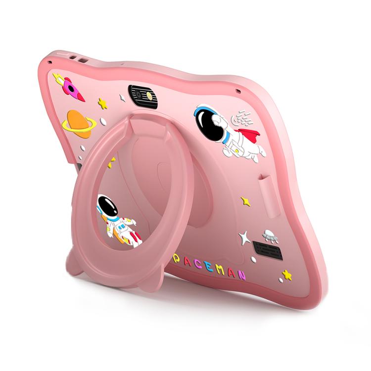 แท็บเล็ตสำหรับเด็ก BDF ขนาด 7 นิ้ว WiFi พร้อมเคสซิลิโคนรูปนักบินอวกาศ, 2GB+32GB, Android 8.1 MTK6735 Quad Core CPU, ปลั๊กสหรัฐอเมริกา, 4GB+64GB